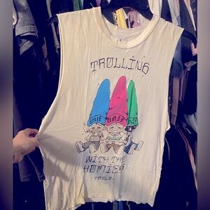 UNIF distressed cut off trolls Homies tank